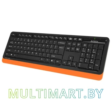 Комплект клавиатура + мышь A4Tech Fstyler FG1010 (черный/оранжевый) картинка 6